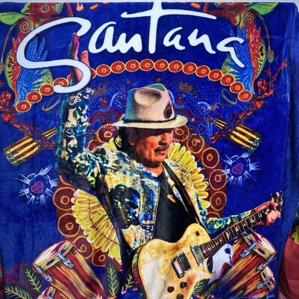 Santana 2019 Supernatural Now Tour Blanket VIP Merchandise 48